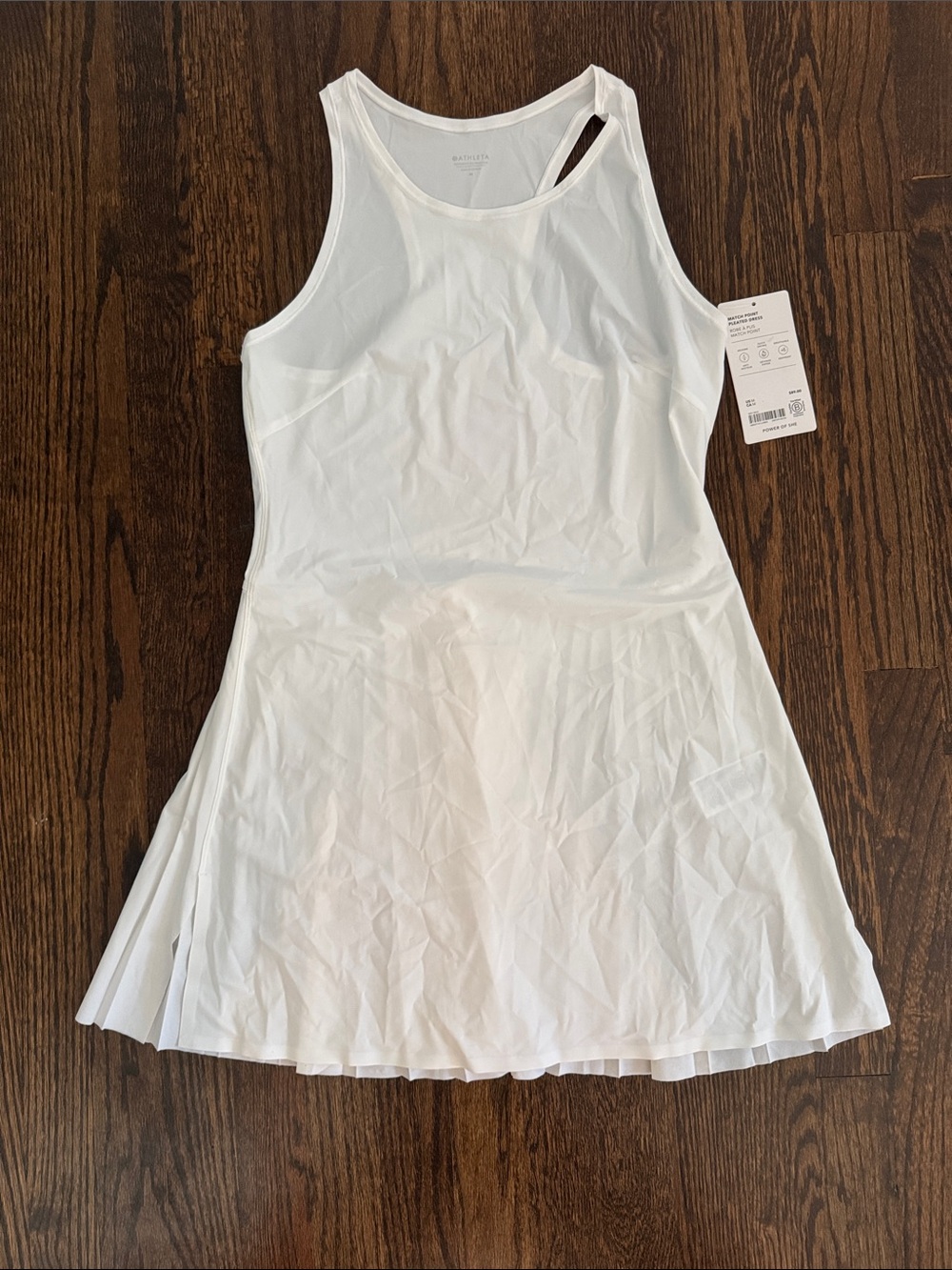 Women’s White Tank Tennis Dress